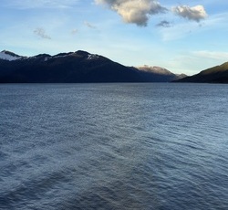 The gorgeous water outside of anchorage